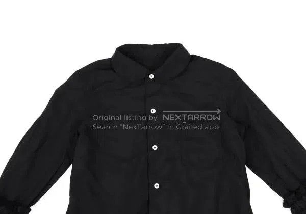 Comme des Garcons Comme Des Garcons Black retro flared sleeve blouse Size S / US 4 / IT 40 - 4 Thumbnail