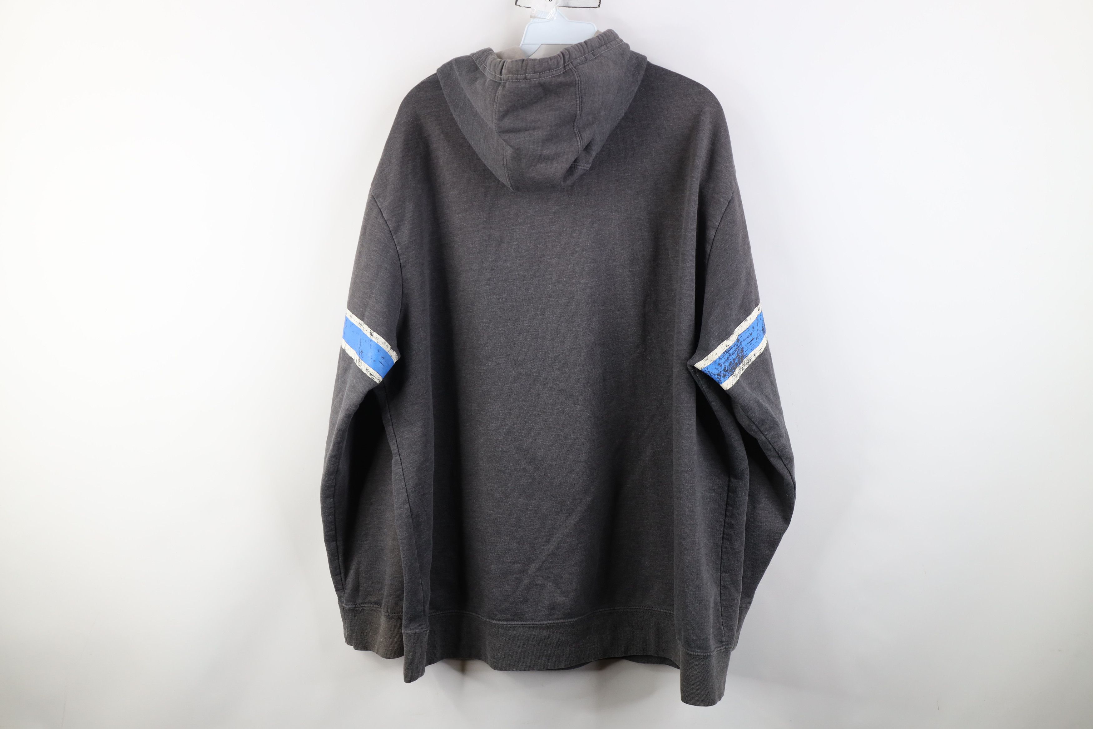 Vintage Vintage Y2K NFL Spell Out Detroit Lions Football Hoodie Gray Size XXL / US 16-18 / IT 52-54 - 14 Thumbnail