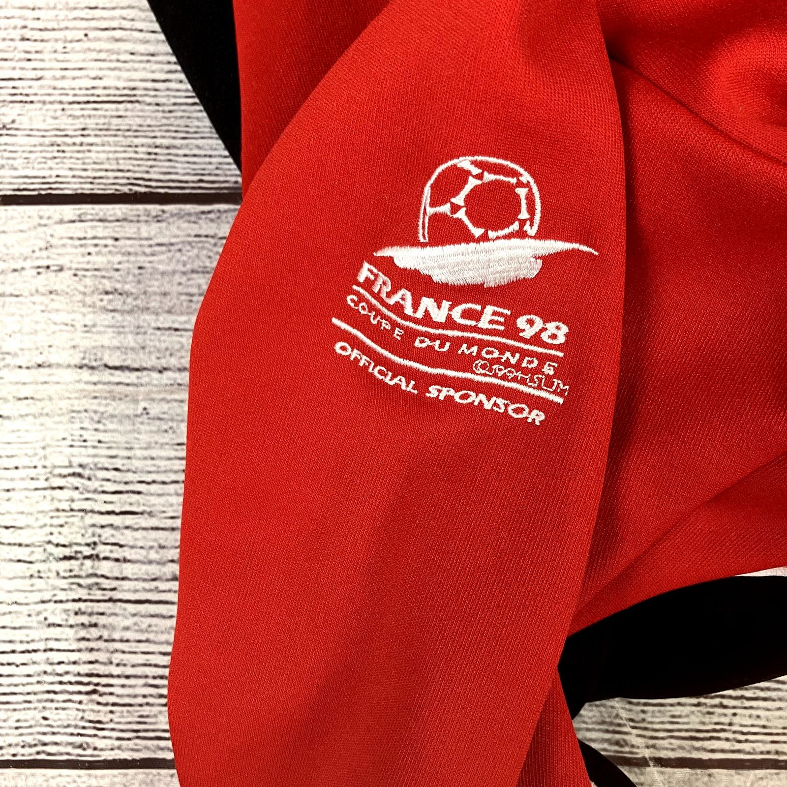 Adidas × Vintage Vintage 1998 Adidas France Training Camp Soccer Jacket Size US L / EU 52-54 / 3 - 8 Thumbnail