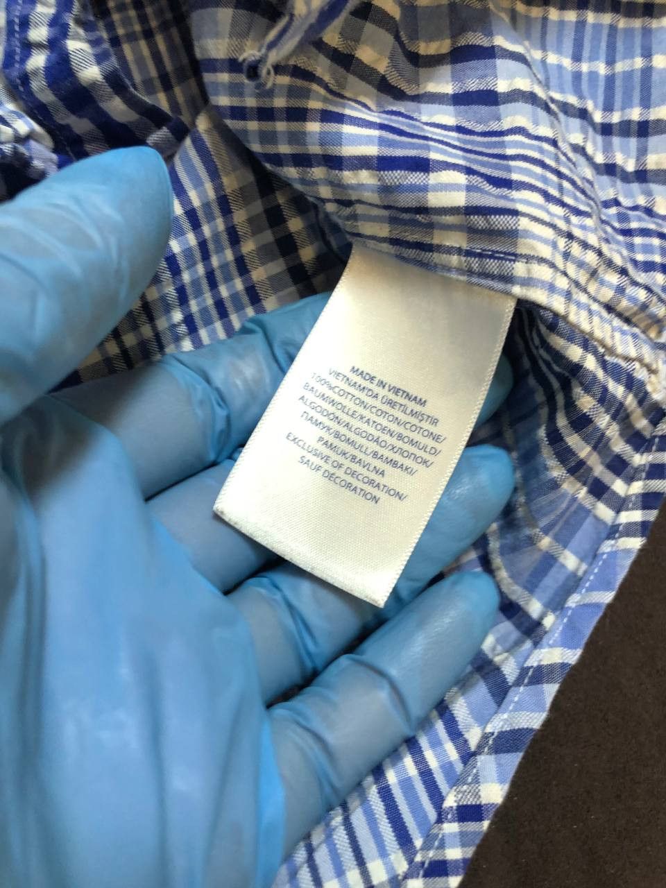 Polo Ralph Lauren Ralph Lauren Blue Check Shirt, Cotton Button-down shirt Size US S / EU 44-46 / 1 - 3 Thumbnail