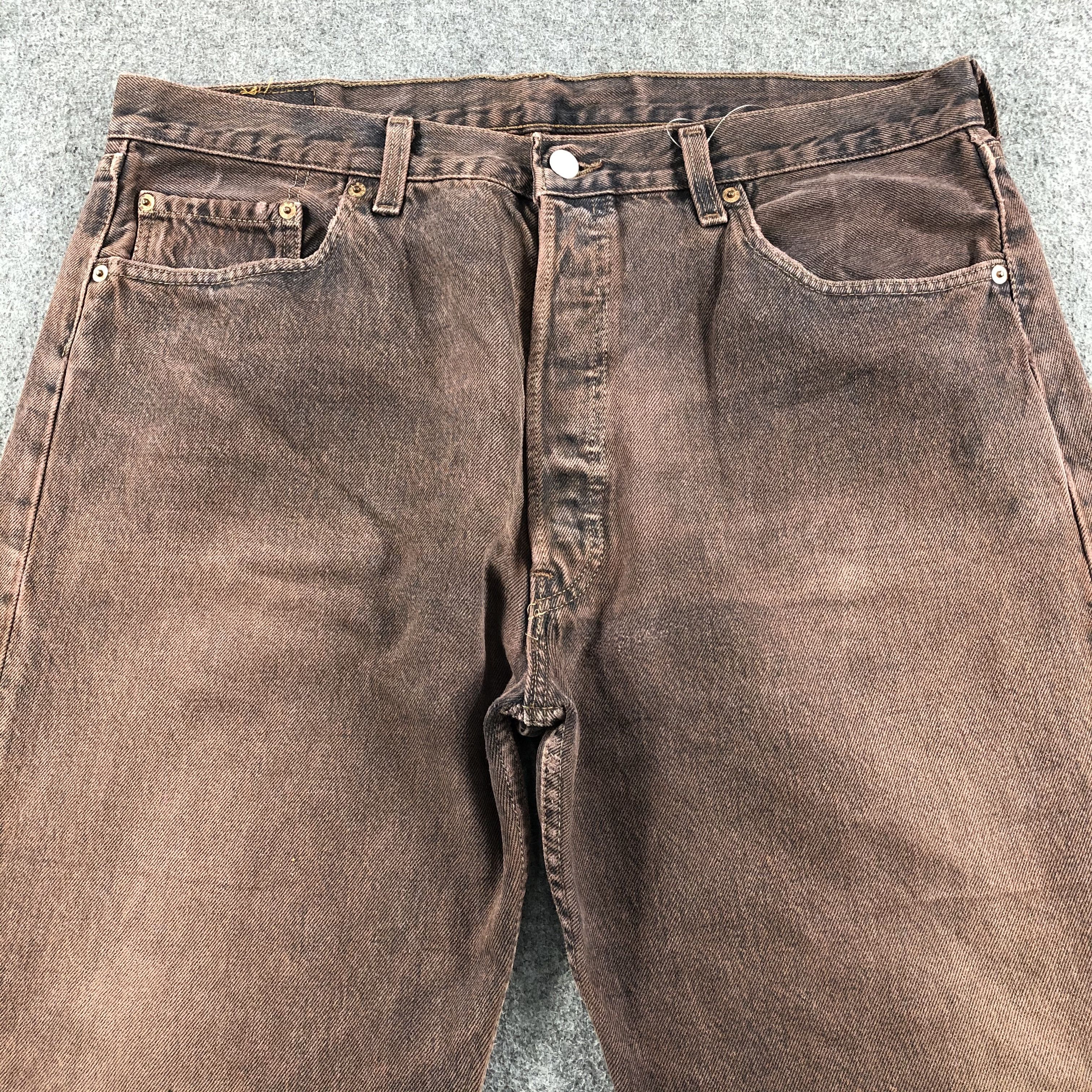 Levi's 90s Vintage Levis 501 Jeans-J1529 Size US 37 - 3 Thumbnail