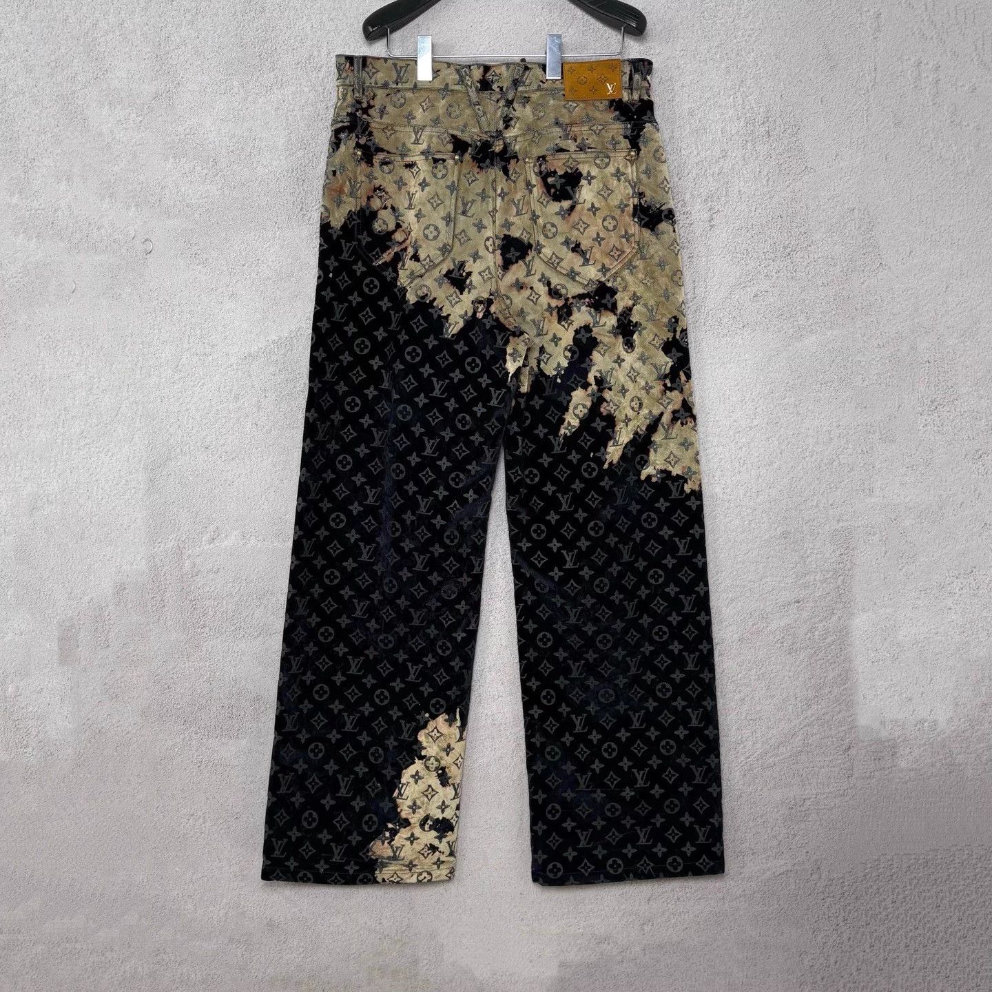 Louis Vuitton LV SS24 Sunset Clouds Bonfire Flocked Pants 34 Size US 34 / EU 50 - 2 Thumbnail