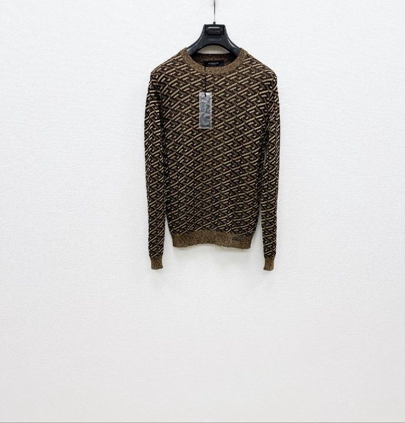 Versace Versace Embroidered knitted sweaters Size US S / EU 44-46 / 1 - 1 Thumbnail