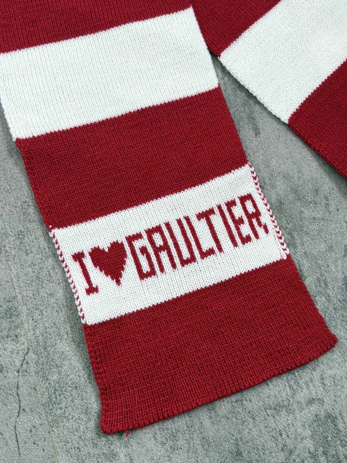 Jean Paul Gaultier Jean Paul Gaultier Scarf Stripped I Love Gaultier Size ONE SIZE - 1 Thumbnail