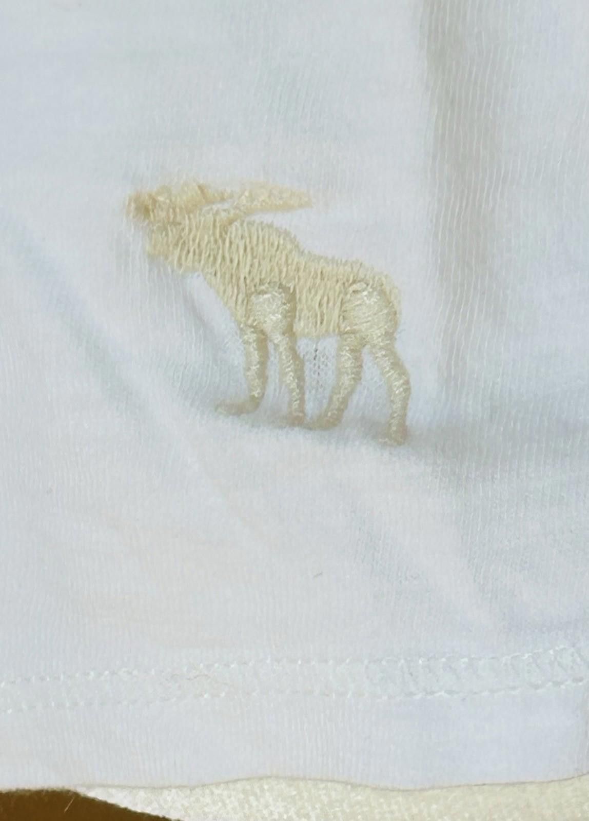 Abercrombie & Fitch Abercrombie & Fitch sz M Y2K White Embroidered Beaded Tank Size S / US 4 / IT 40 - 3 Thumbnail