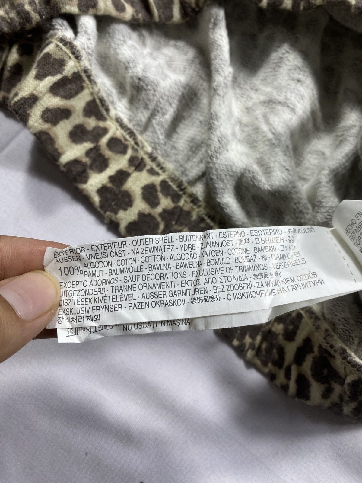 20471120 Crazy Leopard Zip Up Hoodie Lgb style Size US M / EU 48-50 / 2 - 7 Thumbnail