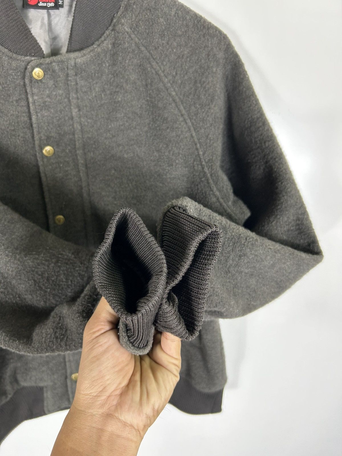 Fjallraven × Vintage ⚡️Vintage Fjall Raven Wool Bomber Jacket Size US M / EU 48-50 / 2 - 7 Thumbnail