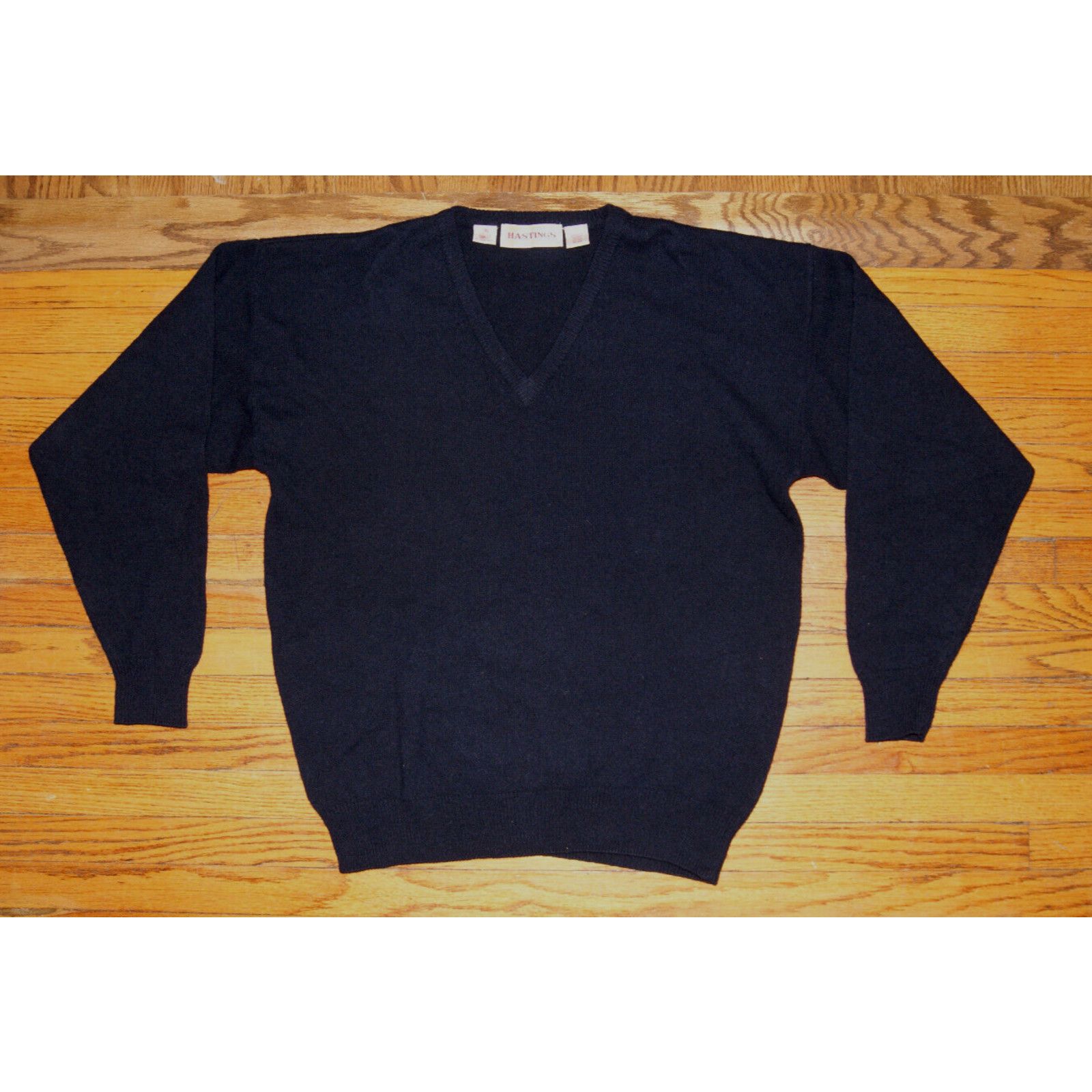 Other VTG Hastings V Neck Sweater Mens XL 100% Lambs Wool Knit Size US XL / EU 56 / 4 - 1 Thumbnail