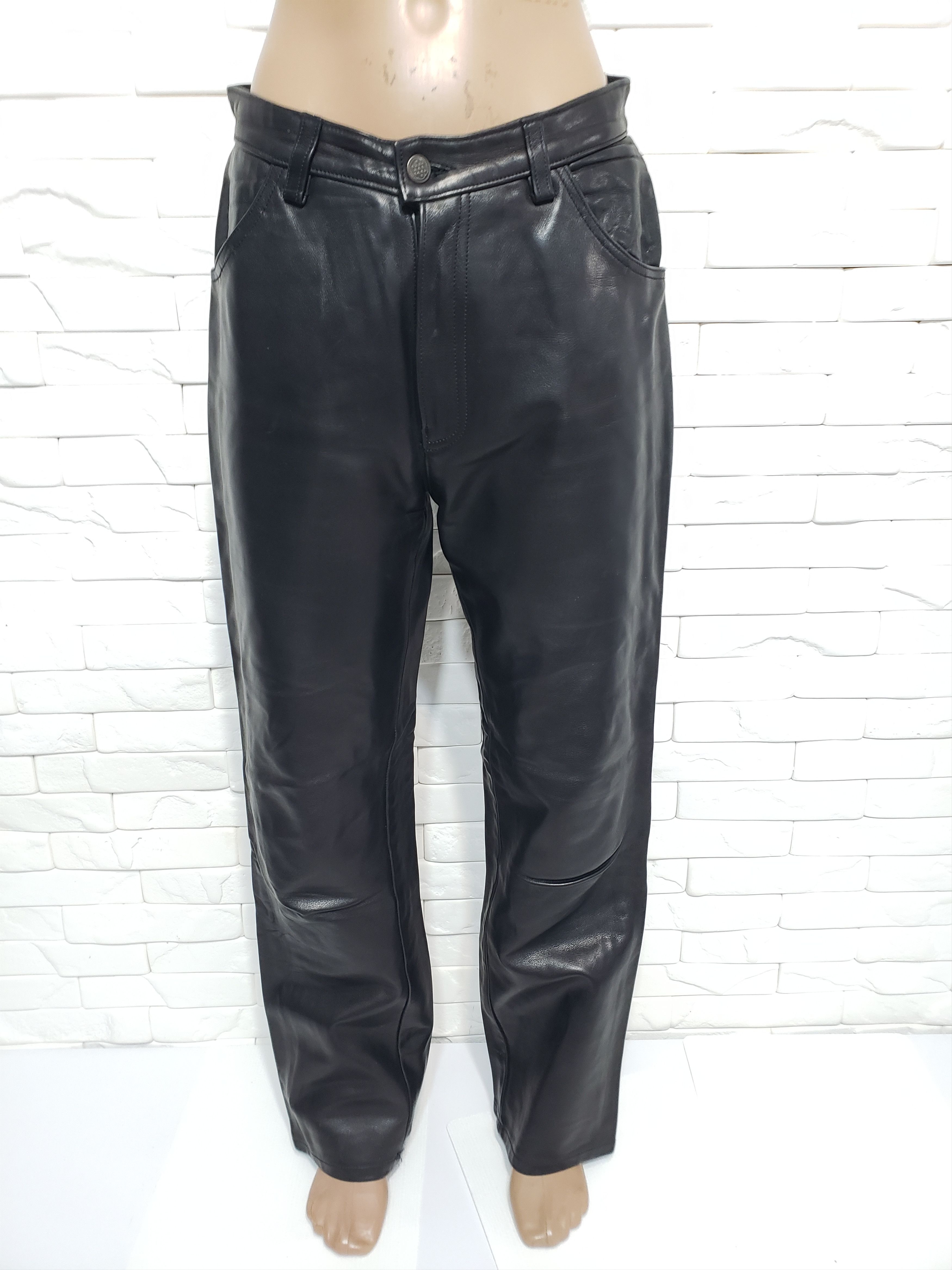 Genuine Leather Men's leather pants. Size US 34 / EU 50 - 1 Thumbnail