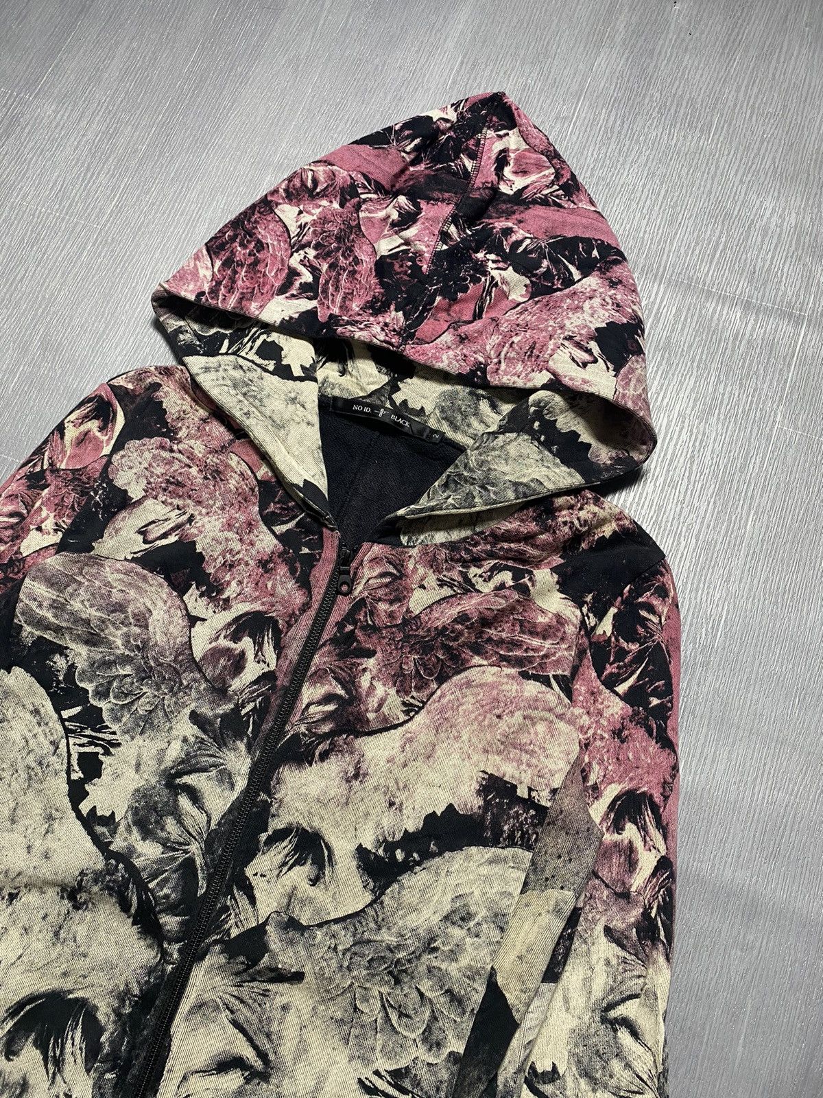 NO ID Printed Zip Up Hoodie Size US M / EU 48-50 / 2 - 2 Thumbnail