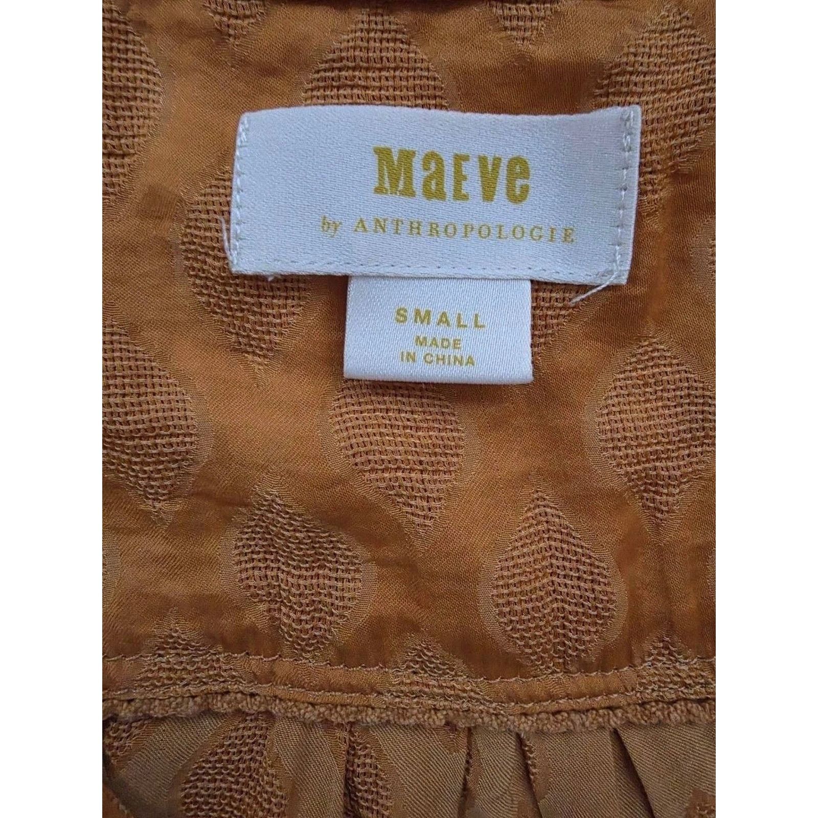 Anthropologie Anthropologie Maeve Hailey Flutter Sleeve size S A001561 Size S / US 4 / IT 40 - 6 Thumbnail