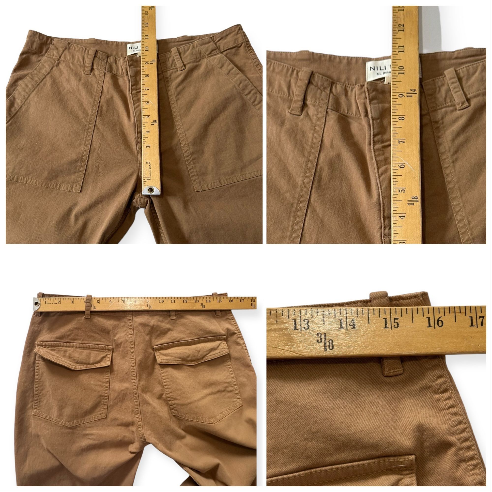 Nili Lotan Nili Lotan Jenna Pants in Caramel, tan, Size 8, New with t Size 30" / US 8 / IT 44 - 10 Thumbnail