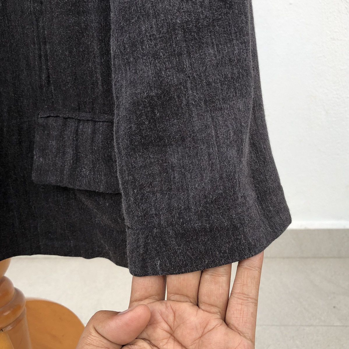 Comme des Garcons Comme des Garçons Trickot Silk Lined Blazer Jacket Size M / US 6-8 / IT 42-44 - 7 Thumbnail