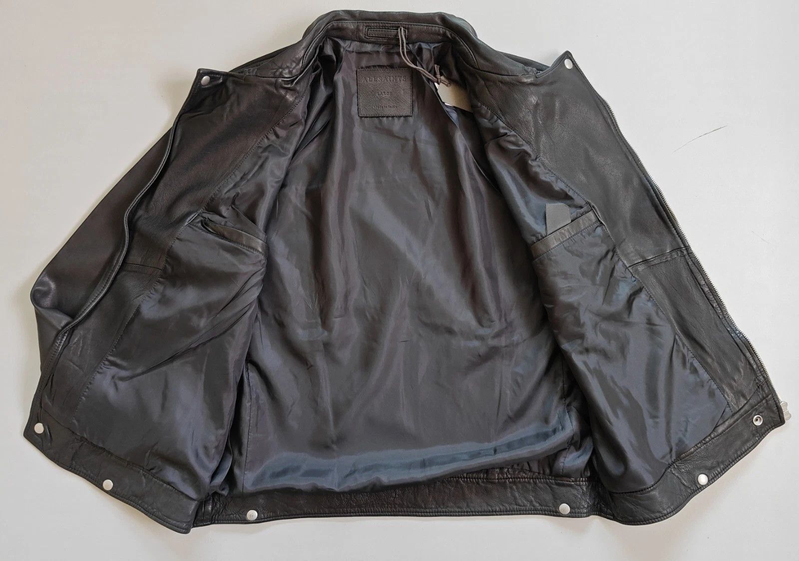 Allsaints ALLSAINTS Lomi Biker Men's Leather jacket FTP/5015 Size US L / EU 52-54 / 3 - 8 Thumbnail