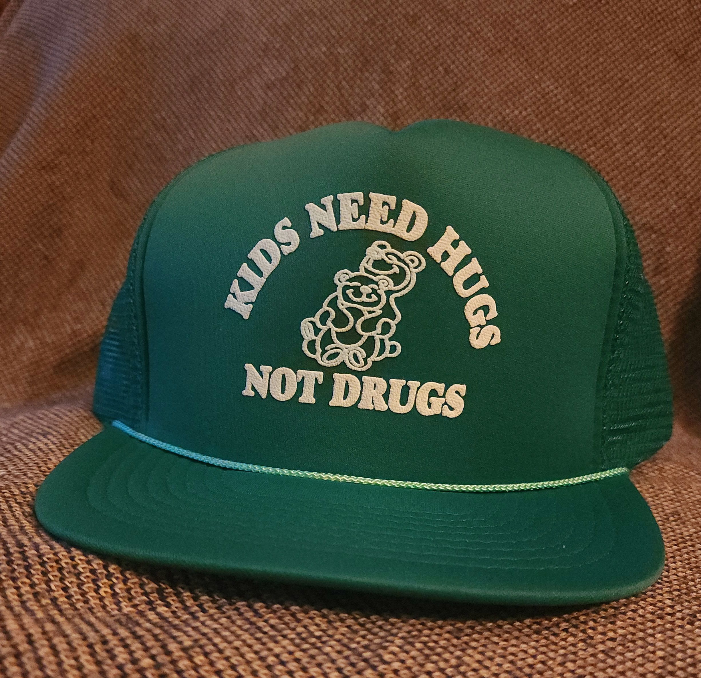 Other Kids Need Hugs Not Drugs Trucker Hat New Snapback VINTAGE Size ONE SIZE - 1 Thumbnail