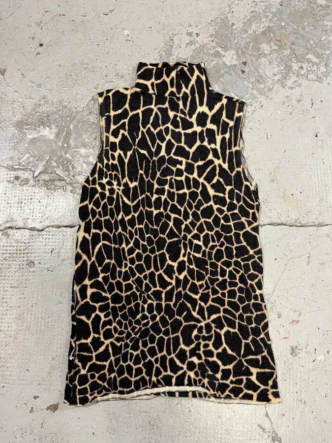 Roberto Cavalli FW2000 Roberto Cavalli Seisma Guava Black Wool Top Size S / US 4 / IT 40 - 4 Thumbnail