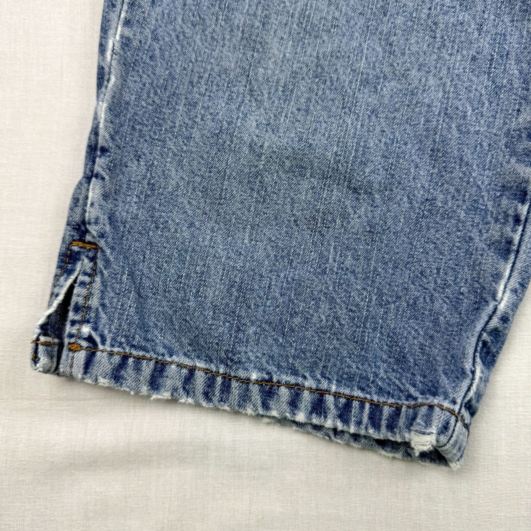 Vintage Vintage Bongo Capri Jeans Womens 9 Blue Y2K Hipster Punk Skater 90s USA Made Size 30" / US 8 / IT 44 - 2 Thumbnail