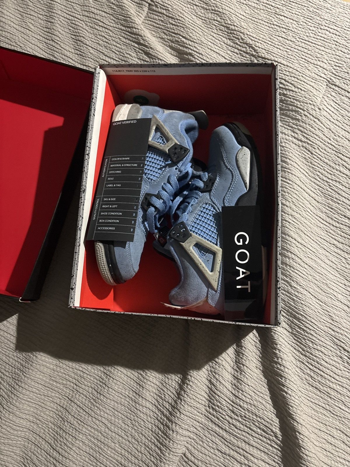 Jordan Brand × Nike Jordan 4 University Blue Size US 5.5 / EU 38 - 3 Thumbnail