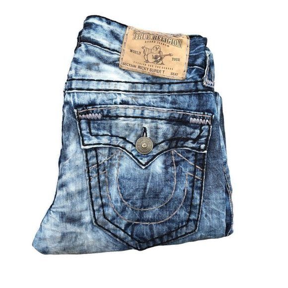 true religionデニム 29 希少レア True Religion True Religion Jeans Size 29 RICKY SUPER T Blue | Grailed