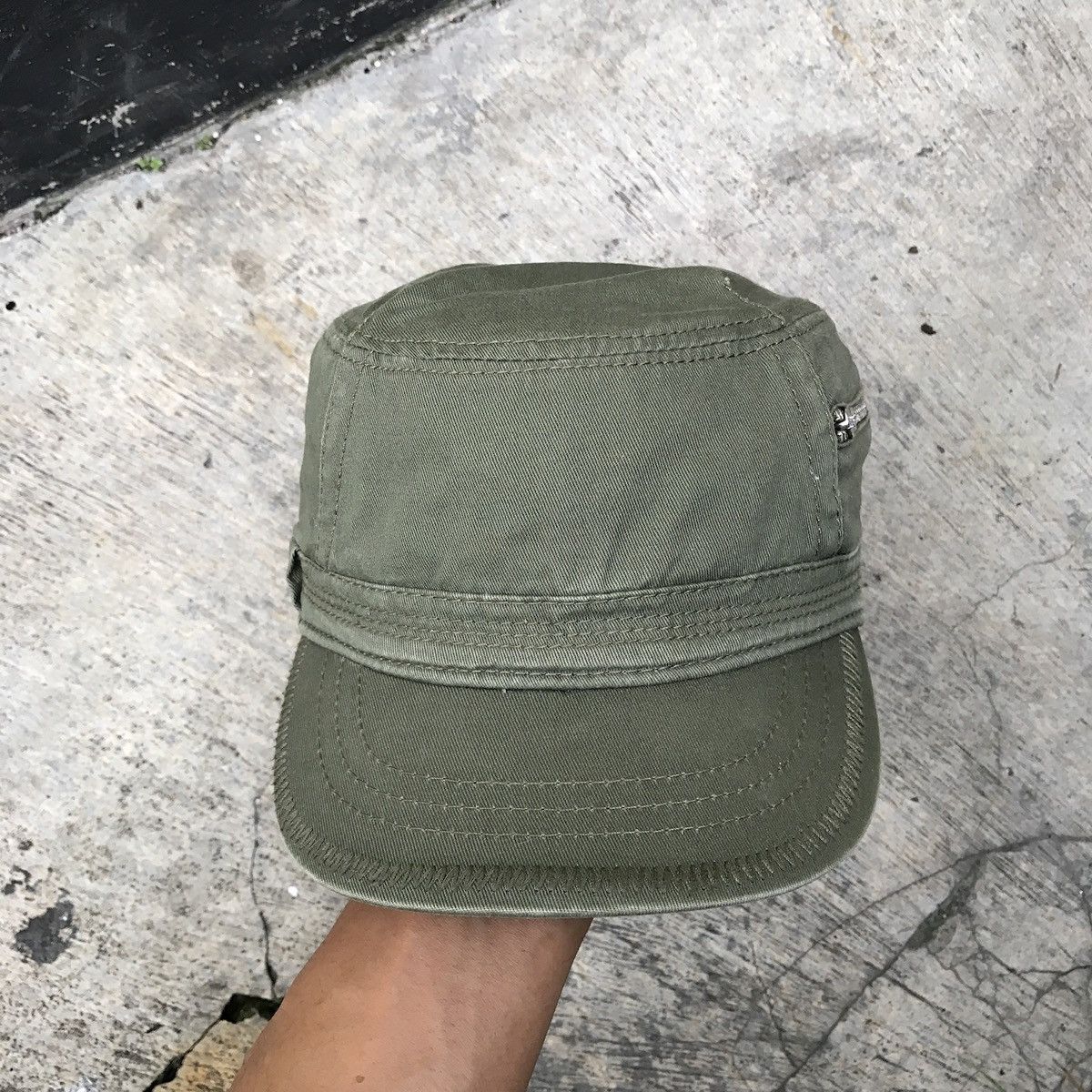 Unsound Rags Army green cadet hat. Unique design Size ONE SIZE - 19 Thumbnail