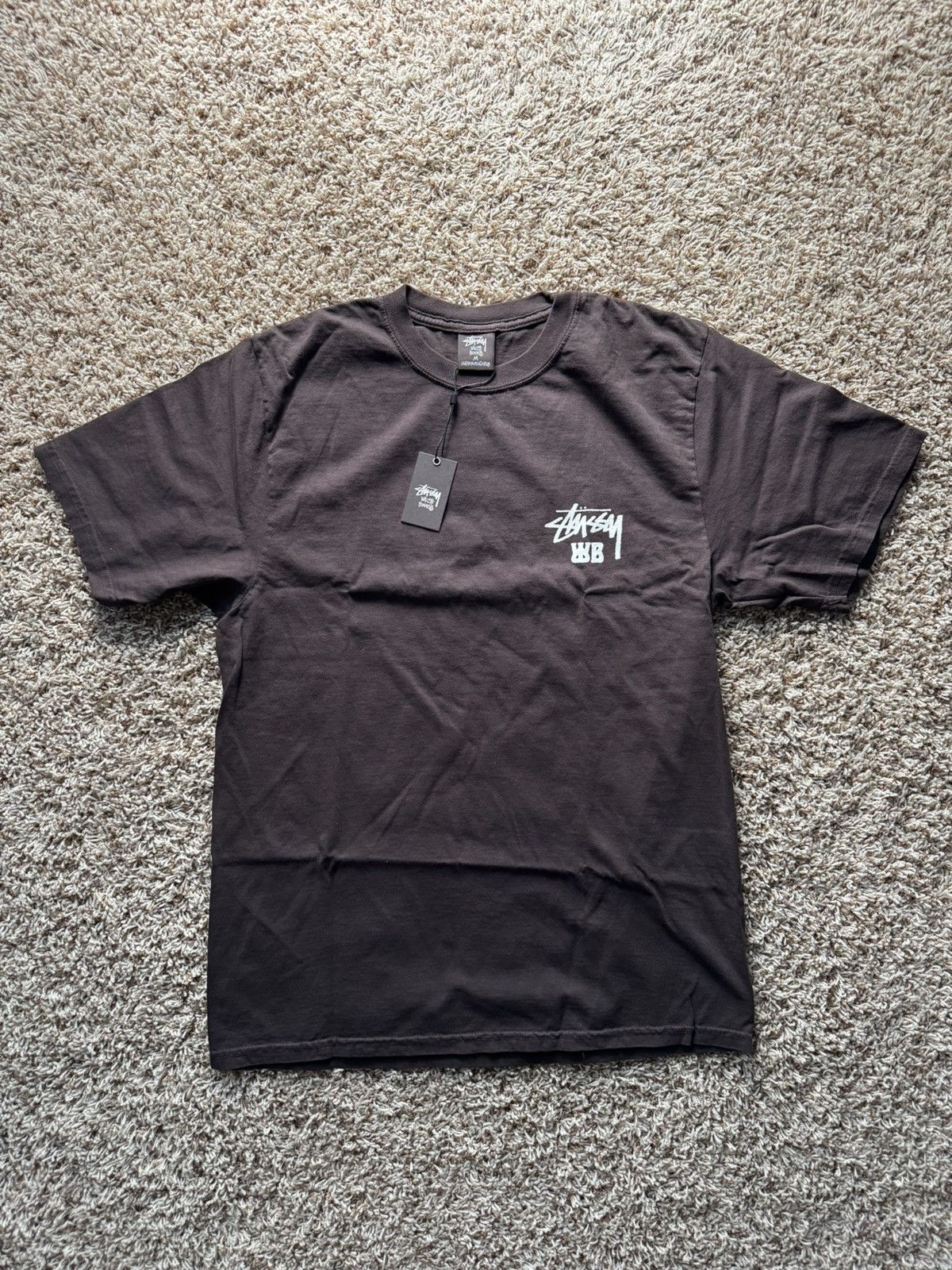 Stussy x Wales Bonner Ocean Song Tee Brown 