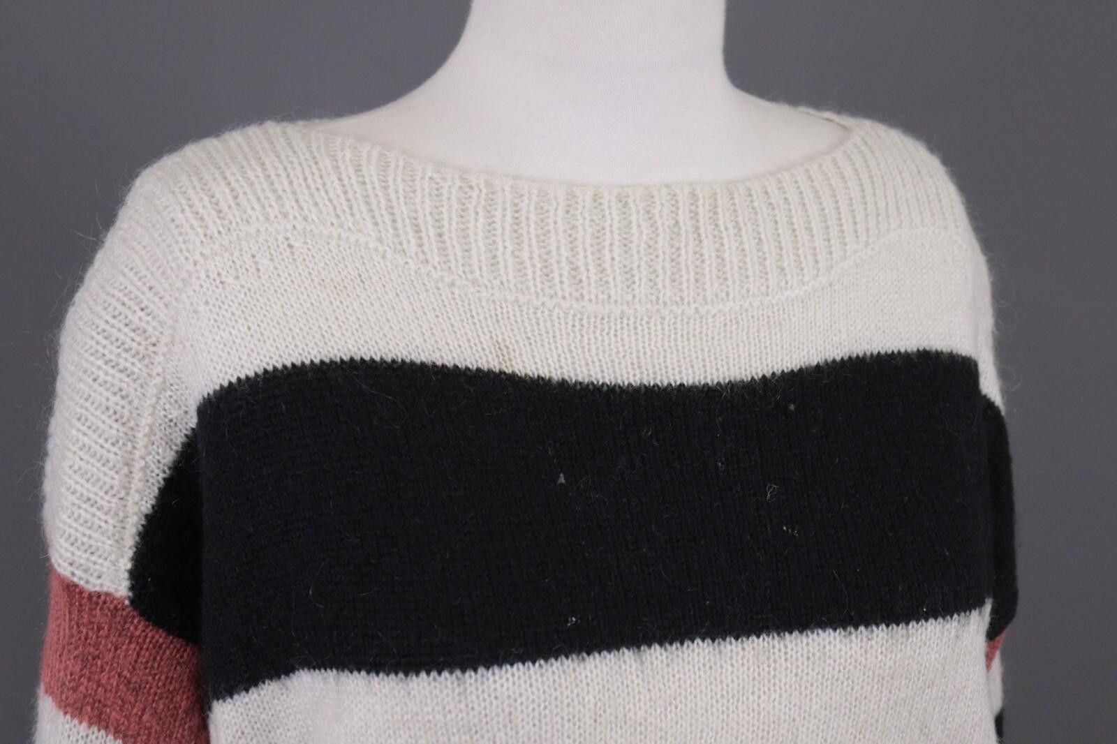 Allsaints All Saints Multicolor Striped Mohair Knit Sweater Size S Size S / US 4 / IT 40 - 7 Thumbnail