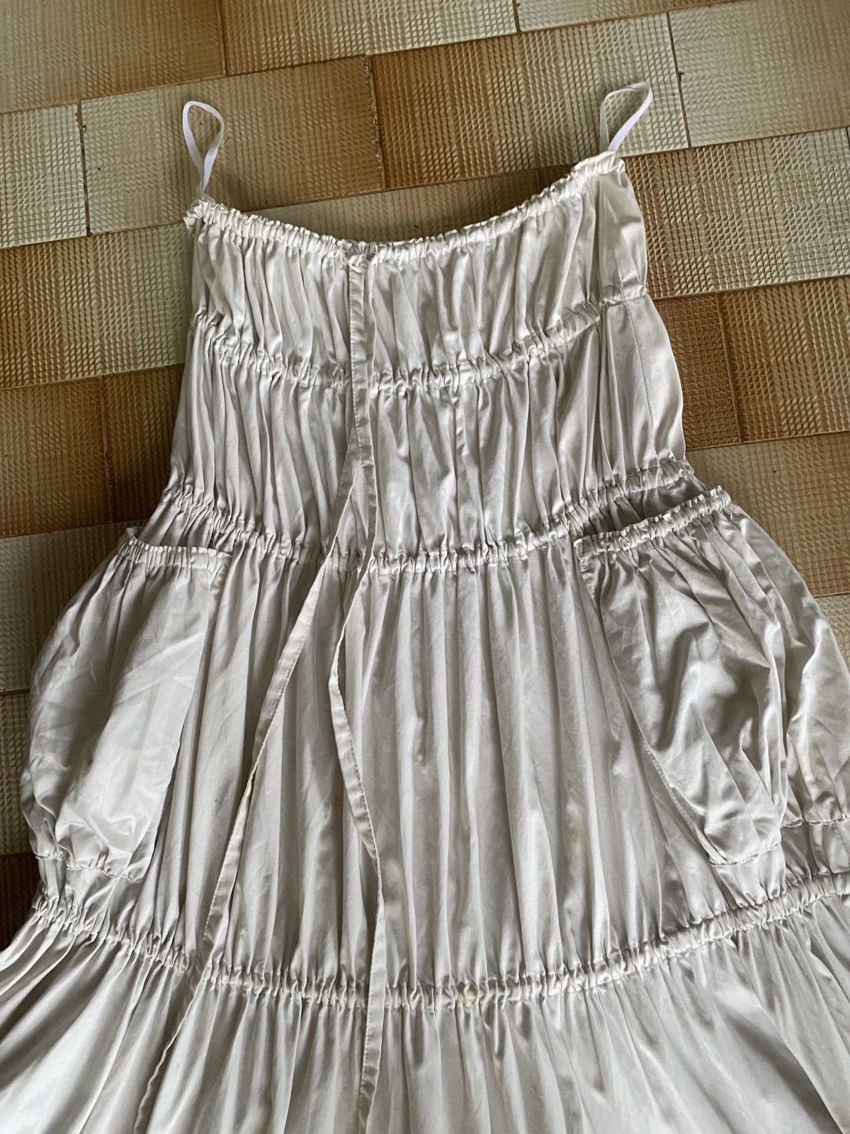 Jean Paul Gaultier Jean Paul Gaultier Femme Archival Smocked Tiered Sun Dress Size S / US 4 / IT 40 - 4 Thumbnail