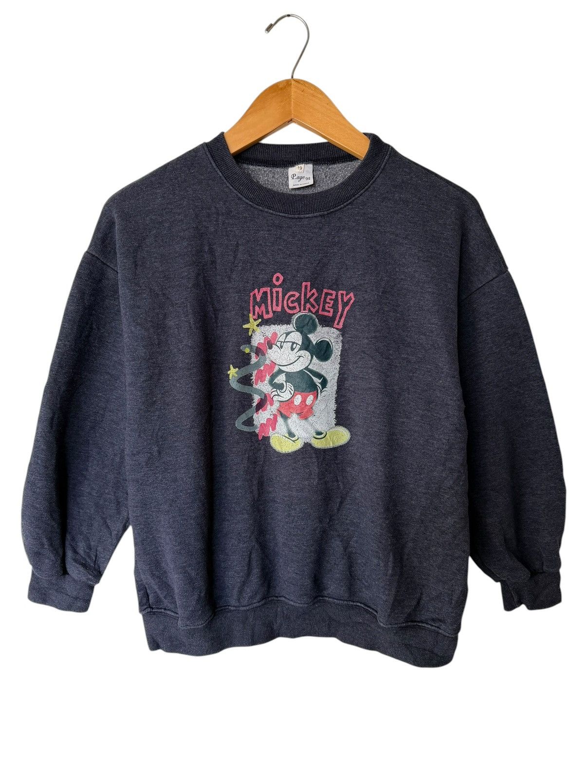 Disney Vintage Disney P.age 92 Crewneck Big Logo Sweatshirt Size US L / EU 52-54 / 3 - 1 Thumbnail