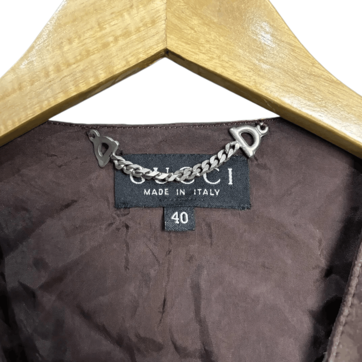 Gucci Vintage Gucci by Tom Ford Leather Silk Vest Size S / US 4 / IT 40 - 6 Thumbnail