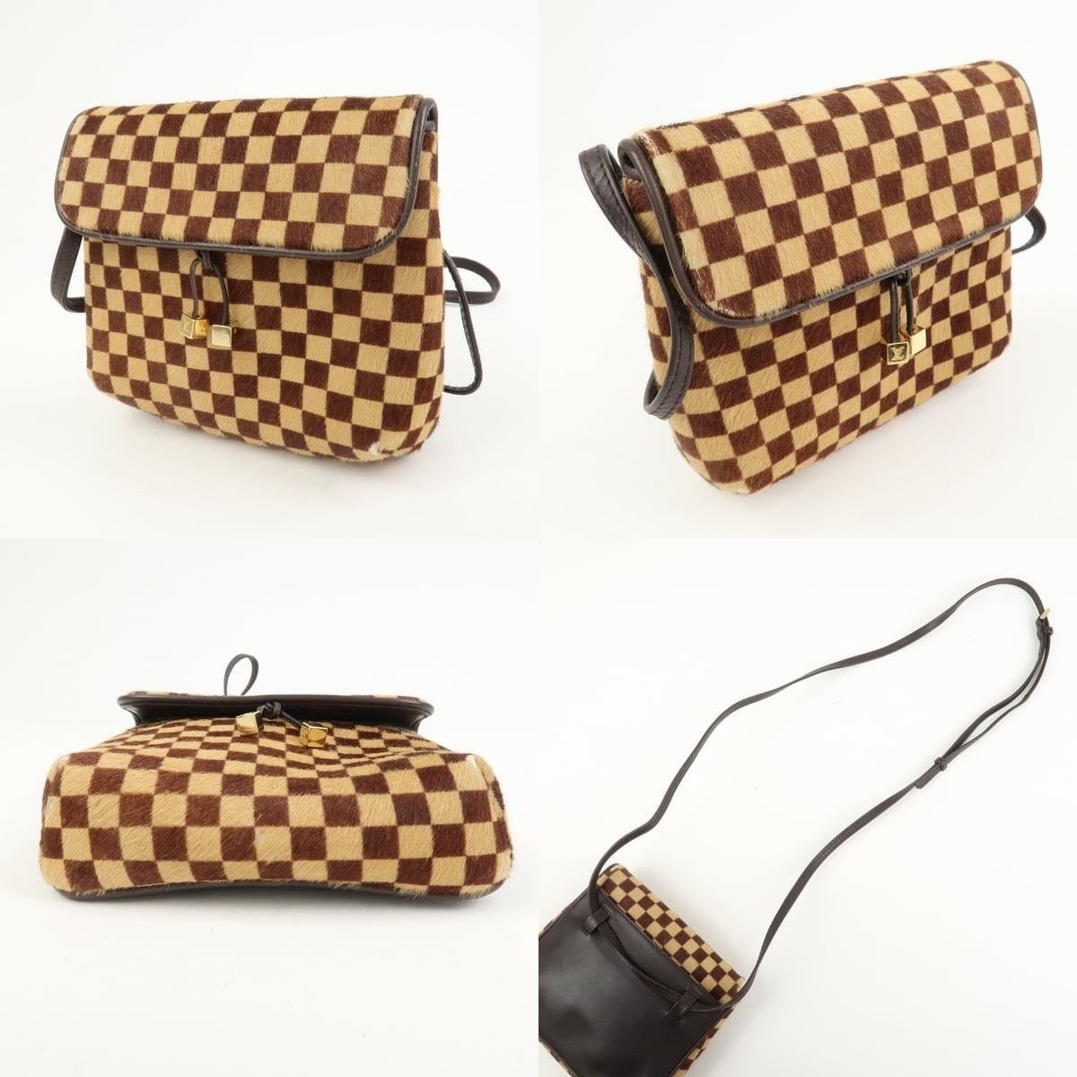 Louis Vuitton Louis Vuitton Damier Sauvage Gazelle Calf Hair Shoulder Bag Size ONE SIZE - 3 Thumbnail