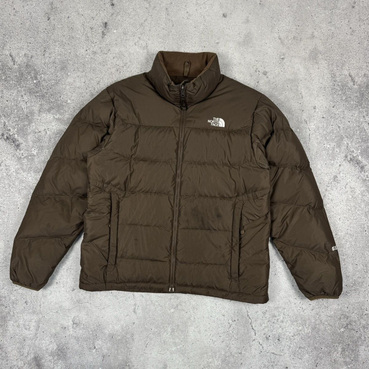 The North Face The North Face Brown Puffer Down Jacket Nuptse 550 Size US M / EU 48-50 / 2 - 2 Thumbnail