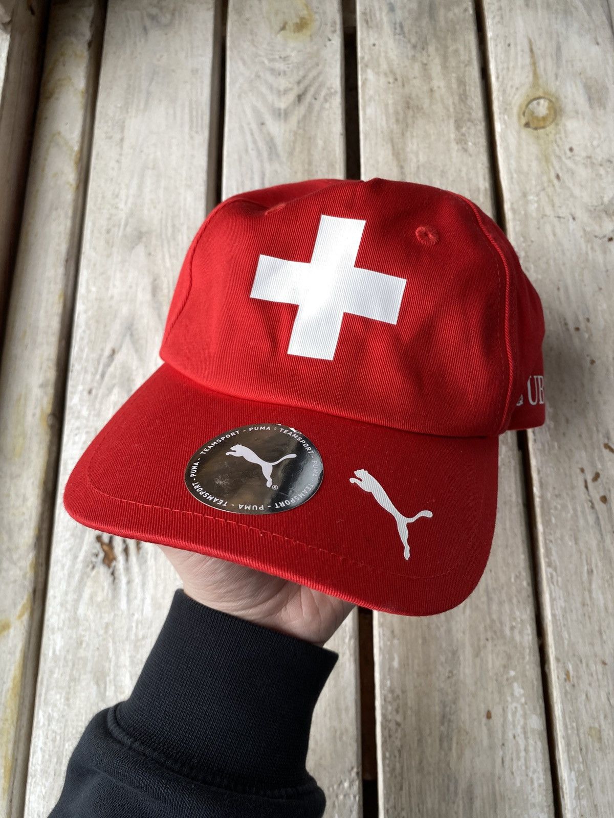 Puma 🔥Puma Swiss Soccer Team UBS Baseball Sport CAP HAT Size ONE SIZE - 2 Thumbnail