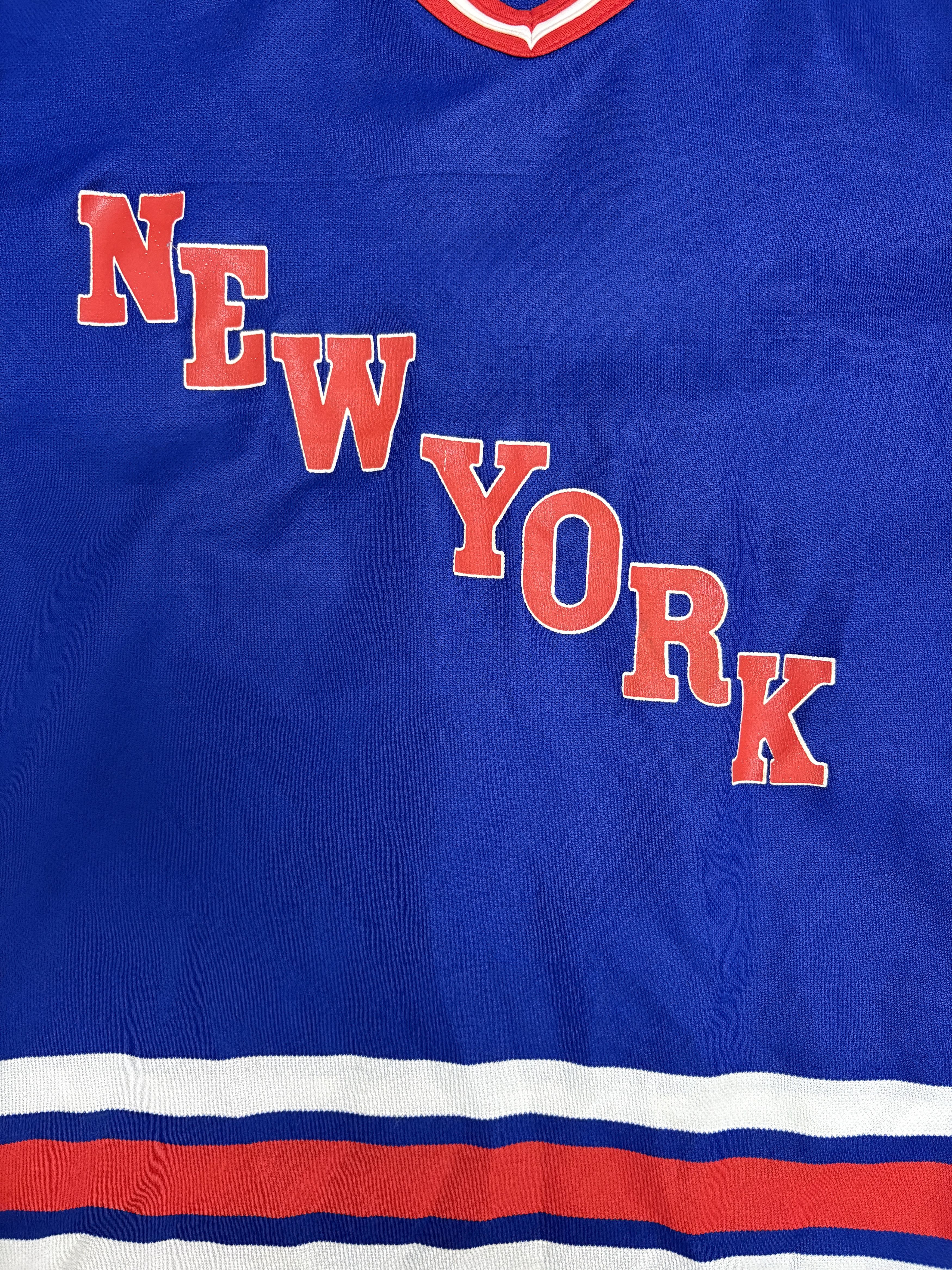 Ccm × Vintage New York Rangers Vintage CCM Blue Hockey Jersey Size US M / EU 48-50 / 2 - 2 Thumbnail