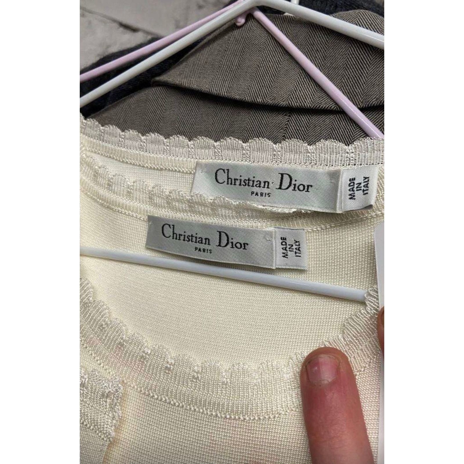 Dior Christian Dior White Dress & Jacket Set - Size S Size XS / US 0-2 / IT 36-38 - 7 Thumbnail