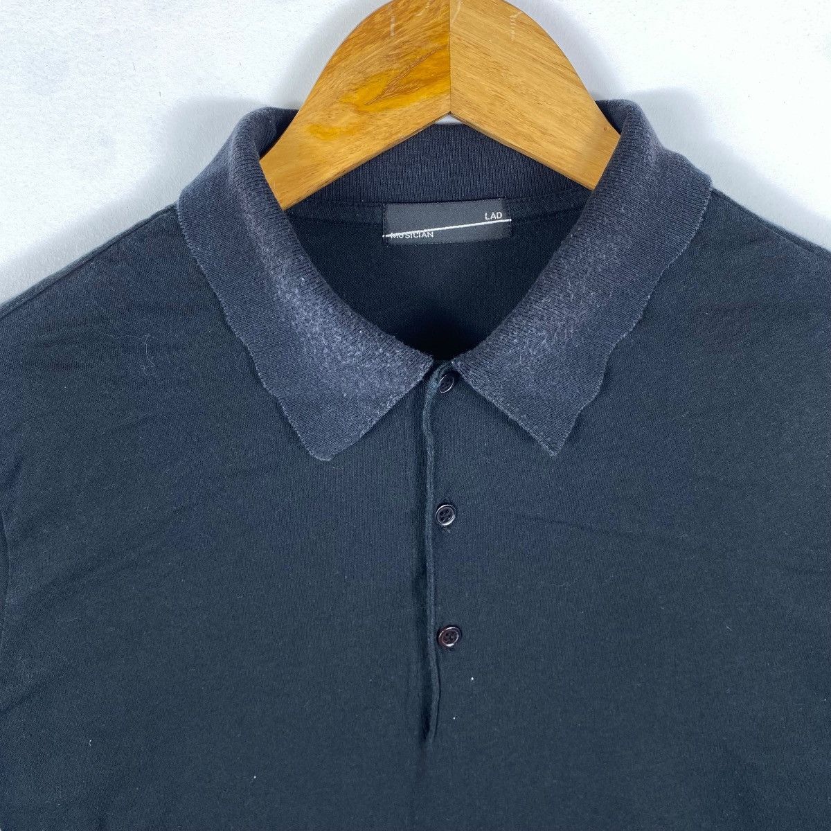 Lad Musician LAD MUSICIAN Flowers 03 Long Sleeve Polo Shirt Small Size Size US S / EU 44-46 / 1 - 2 Thumbnail