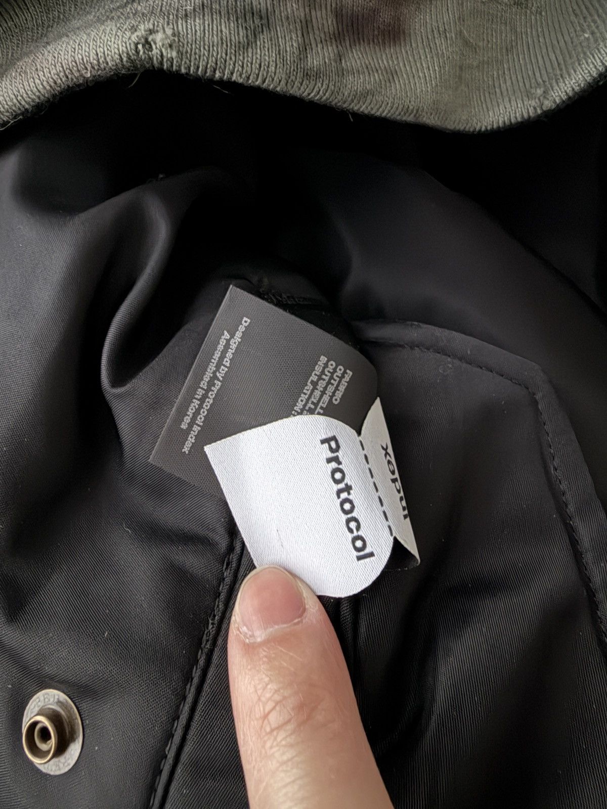 PROJECT G/R PROTOCOL INDEX Graffiti Reversible Bomber Jacket Size US L / EU 52-54 / 3 - 11 Thumbnail