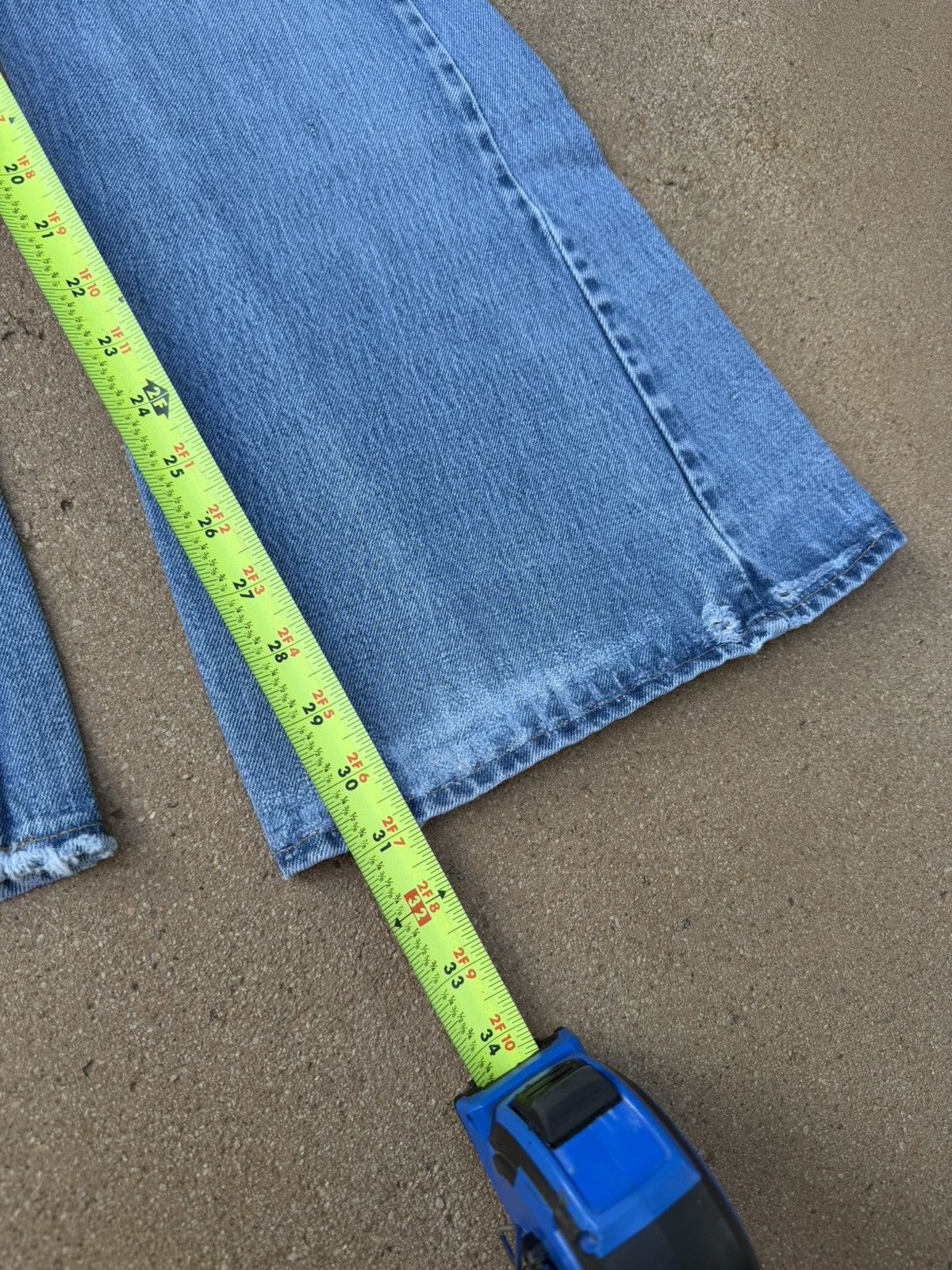 Levi's Vtg 70’s Levi’s 684 Orange Tab Bellbottom Flare Jeans 31x31 Size US 31 - 11 Thumbnail