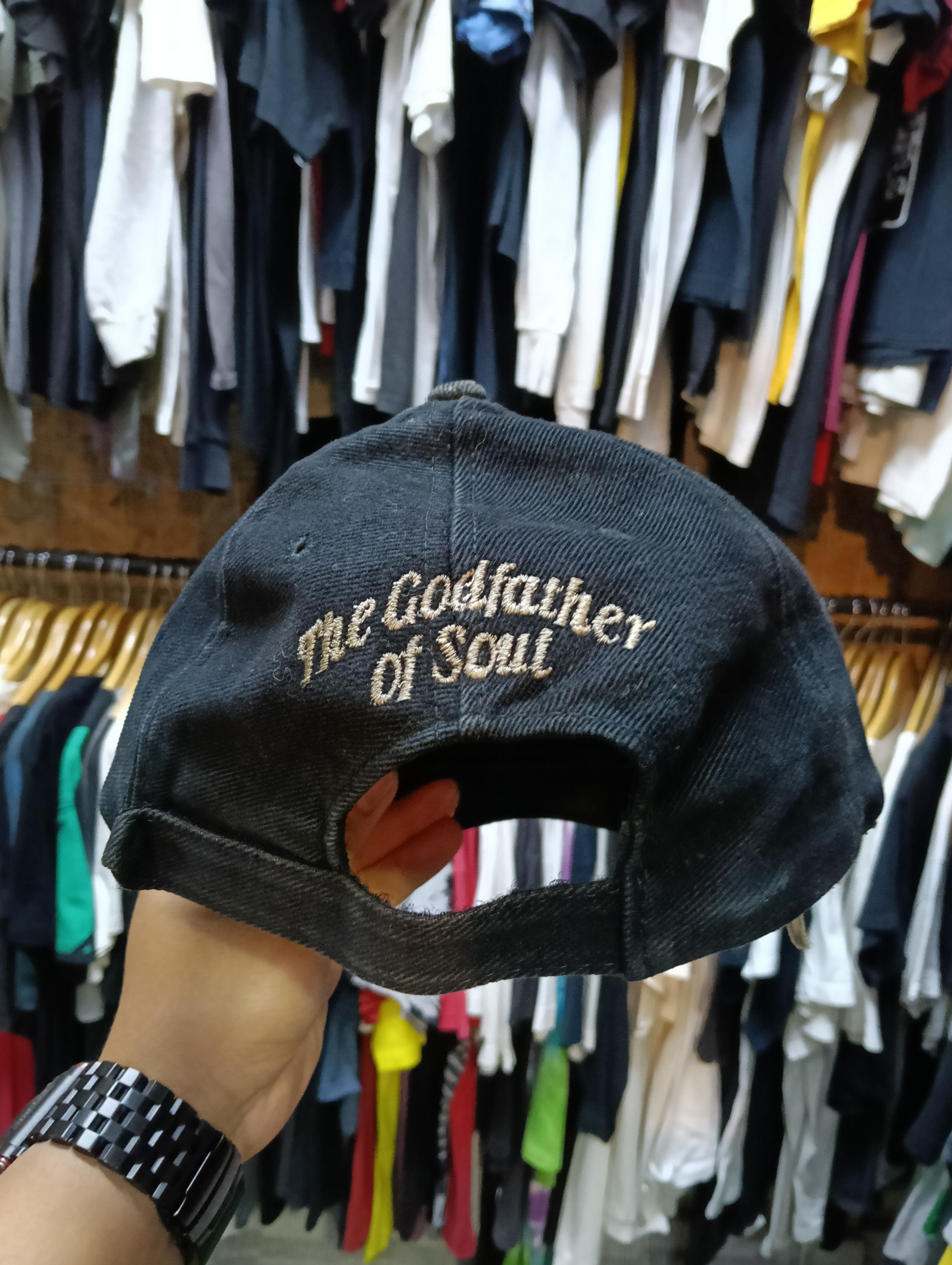 Vintage James Brown I FEEL GOOD hat Size ONE SIZE - 2 Thumbnail