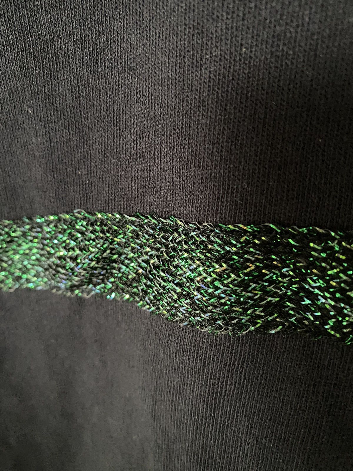 Dries Van Noten Embroidered green stripes sweat cotton 3/4 sleeves Size US S / EU 44-46 / 1 - 9 Thumbnail
