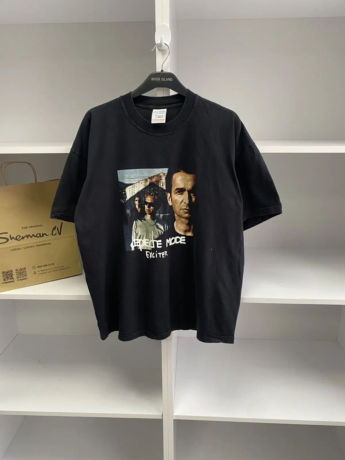 Band Tees × Vintage Vintage 2001 Depeche Mode Exciter Tour Tee Size US XL / EU 56 / 4 - 2 Thumbnail