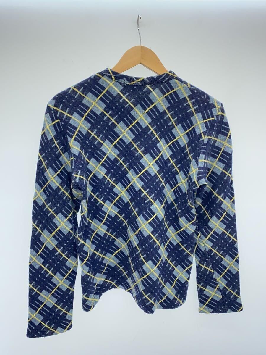 Comme des Garcons × Comme des Garcons Homme Plus Plaid Striped Wool Knit Sweater Size US S / EU 44-46 / 1 - 2 Thumbnail