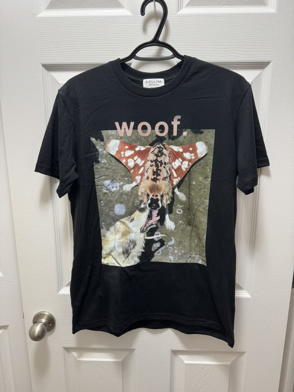 Collina Strada Collina Strada New York Dog Woof Moth Shirt Print Oversized Size L / US 10 / IT 46 - 1 Thumbnail