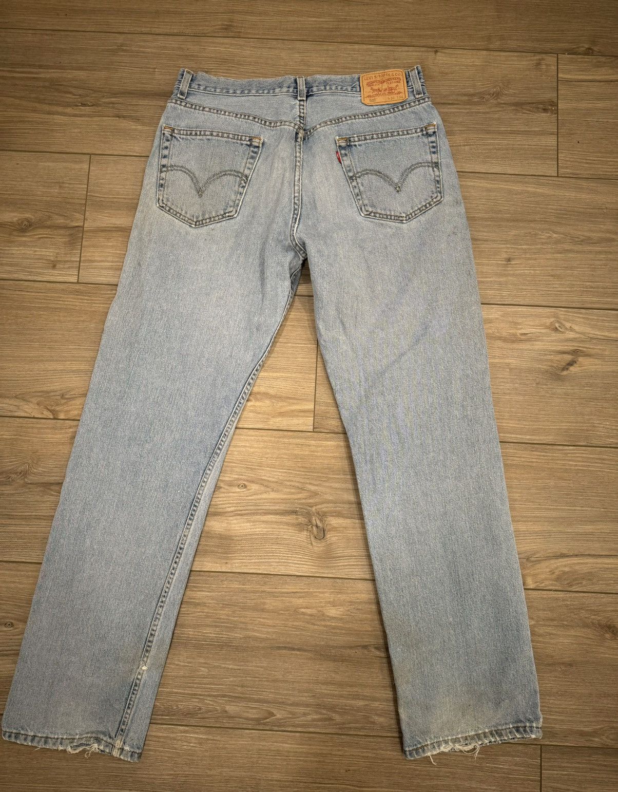 Levi's × Vintage Vintage distressed Levi 505 jeans Size US 34 / EU 50 - 5 Thumbnail
