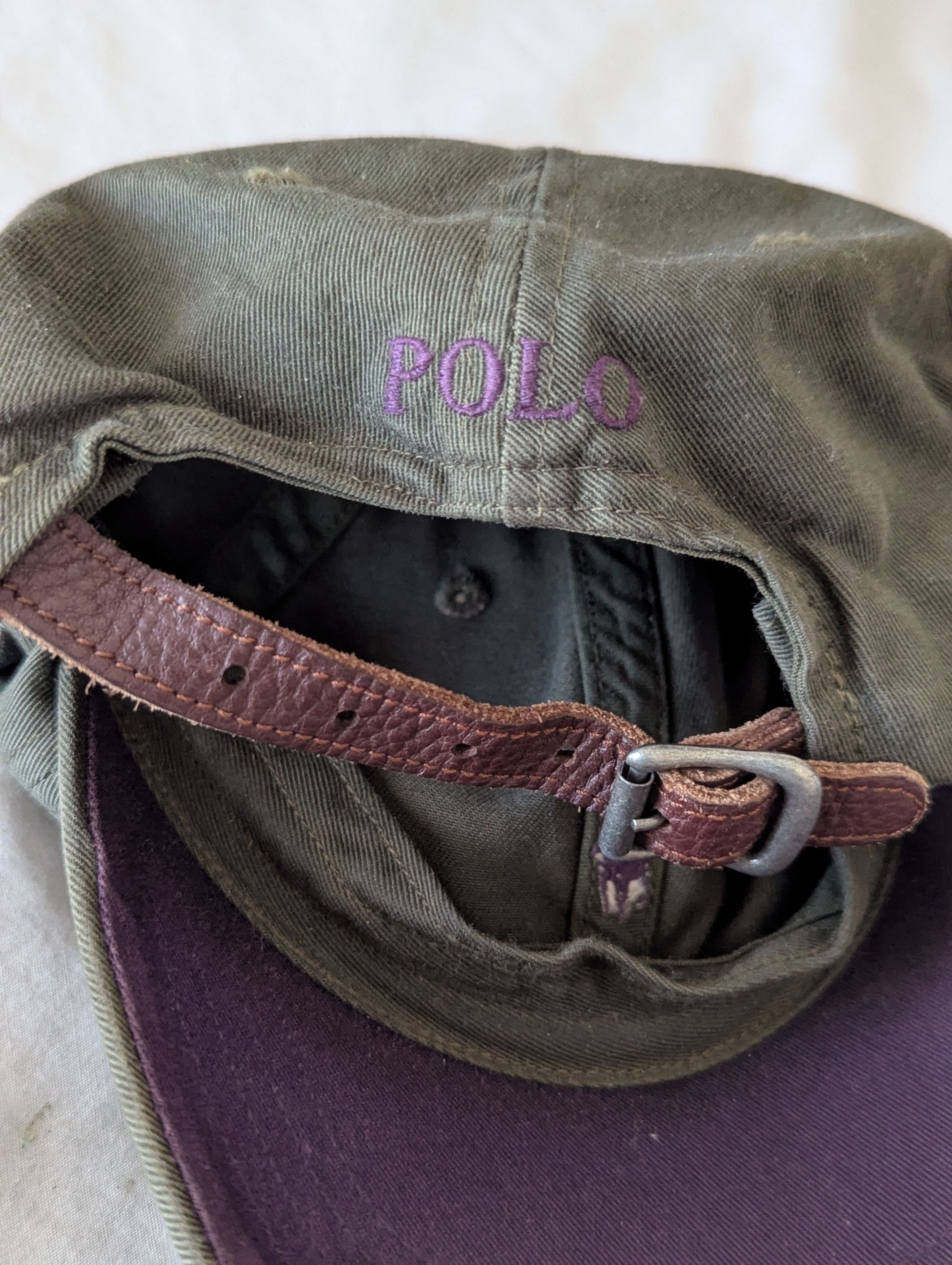 Polo Ralph Lauren Vintage Green face cap Size ONE SIZE - 4 Thumbnail