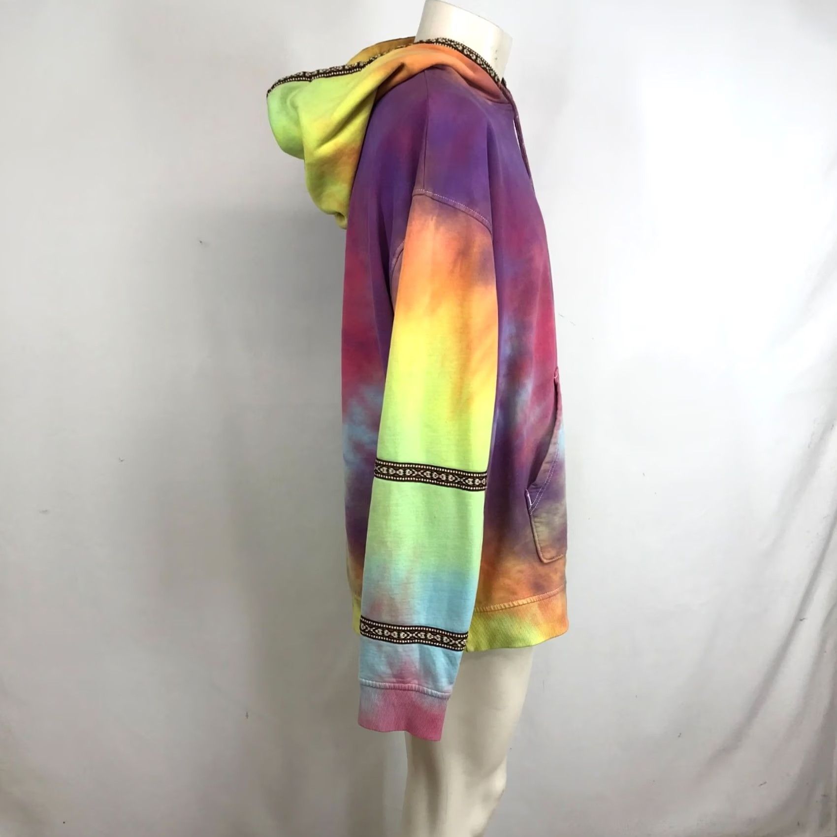 Walls WITHOUT WALLS Hooded Pullover Sweatshirt Mens L Tie Dye Long Sleeve Multicolor Size US L / EU 52-54 / 3 - 4 Thumbnail