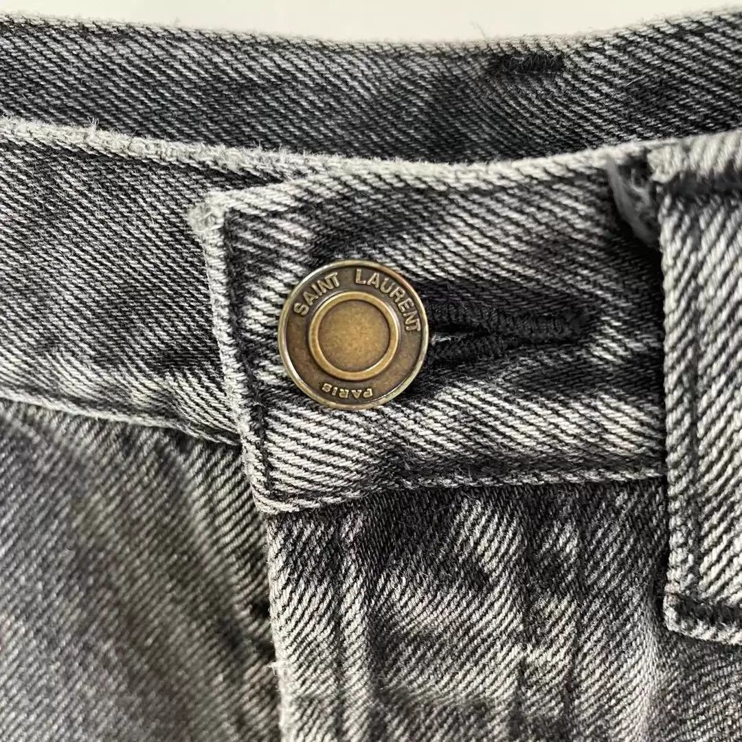 Saint Laurent Paris Saint Laurent denim short 26 Size 26" / US 2 / IT 38 - 5 Thumbnail