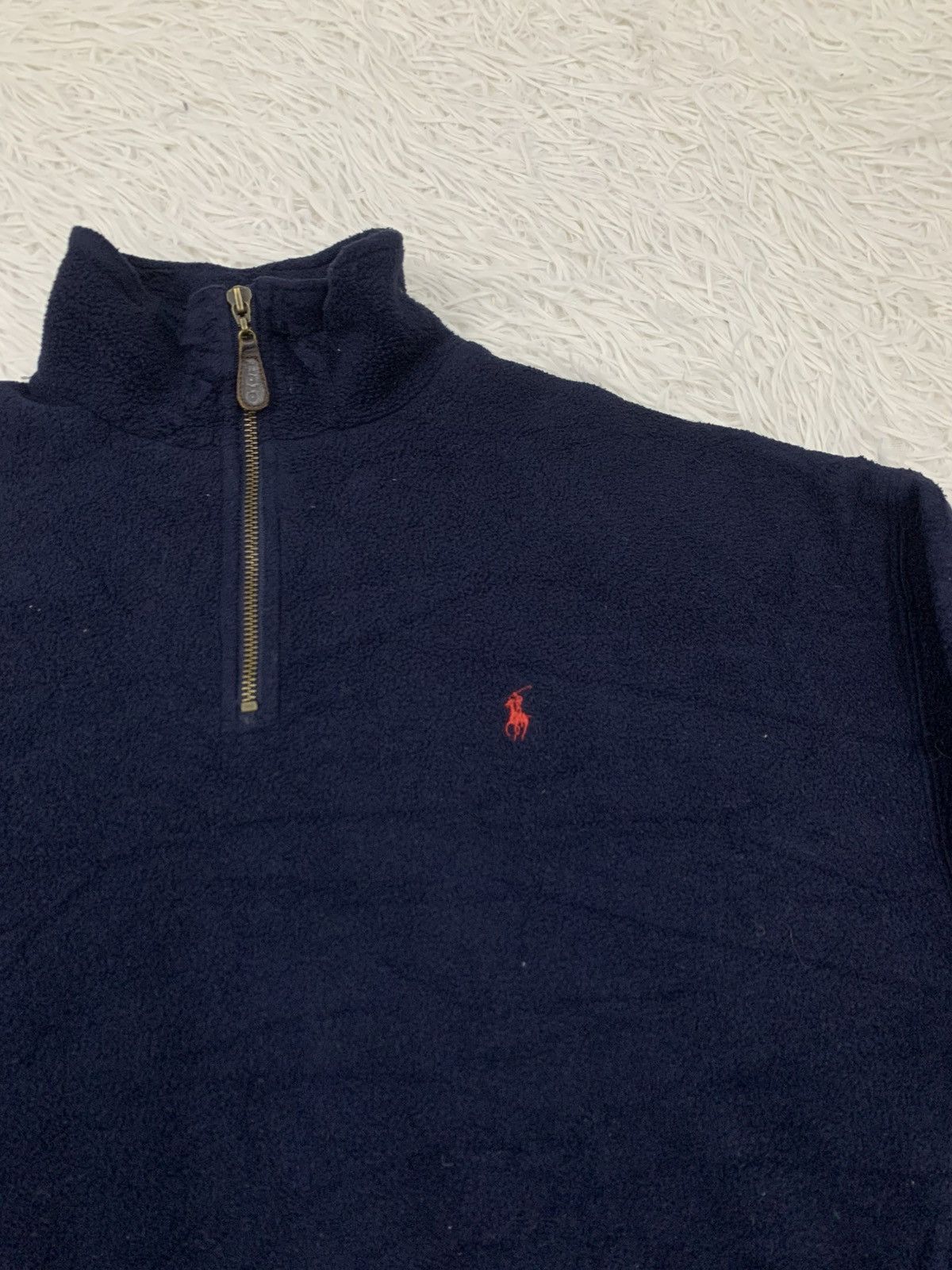 Polo Ralph Lauren Vintage Polo by Ralph Lauren Fleece Sweater Size US L / EU 52-54 / 3 - 3 Thumbnail