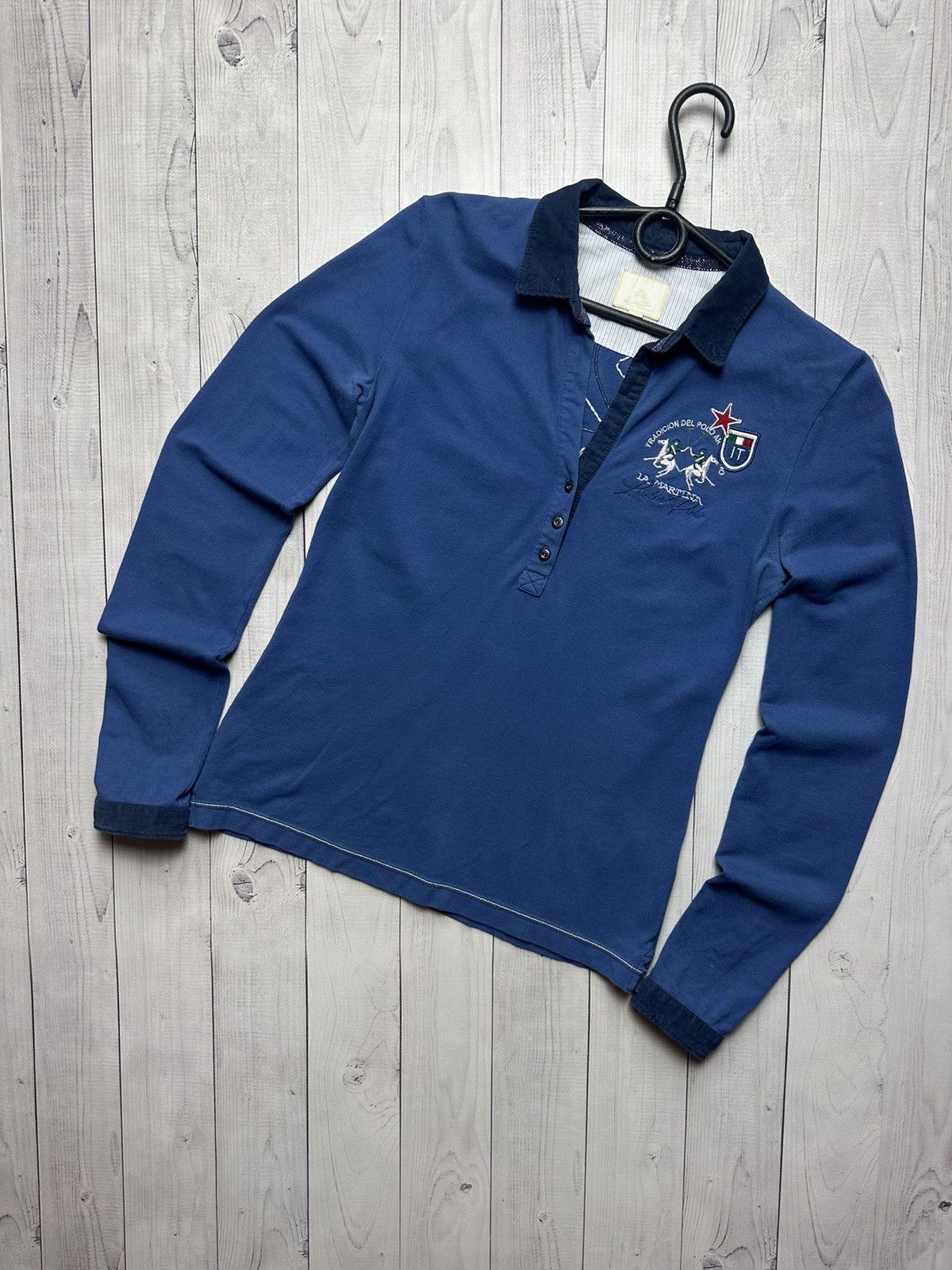 La Martina × Vintage Vintage L A Martina jersey Italy big logo rugby size S Size S / US 4 / IT 40 - 2 Thumbnail
