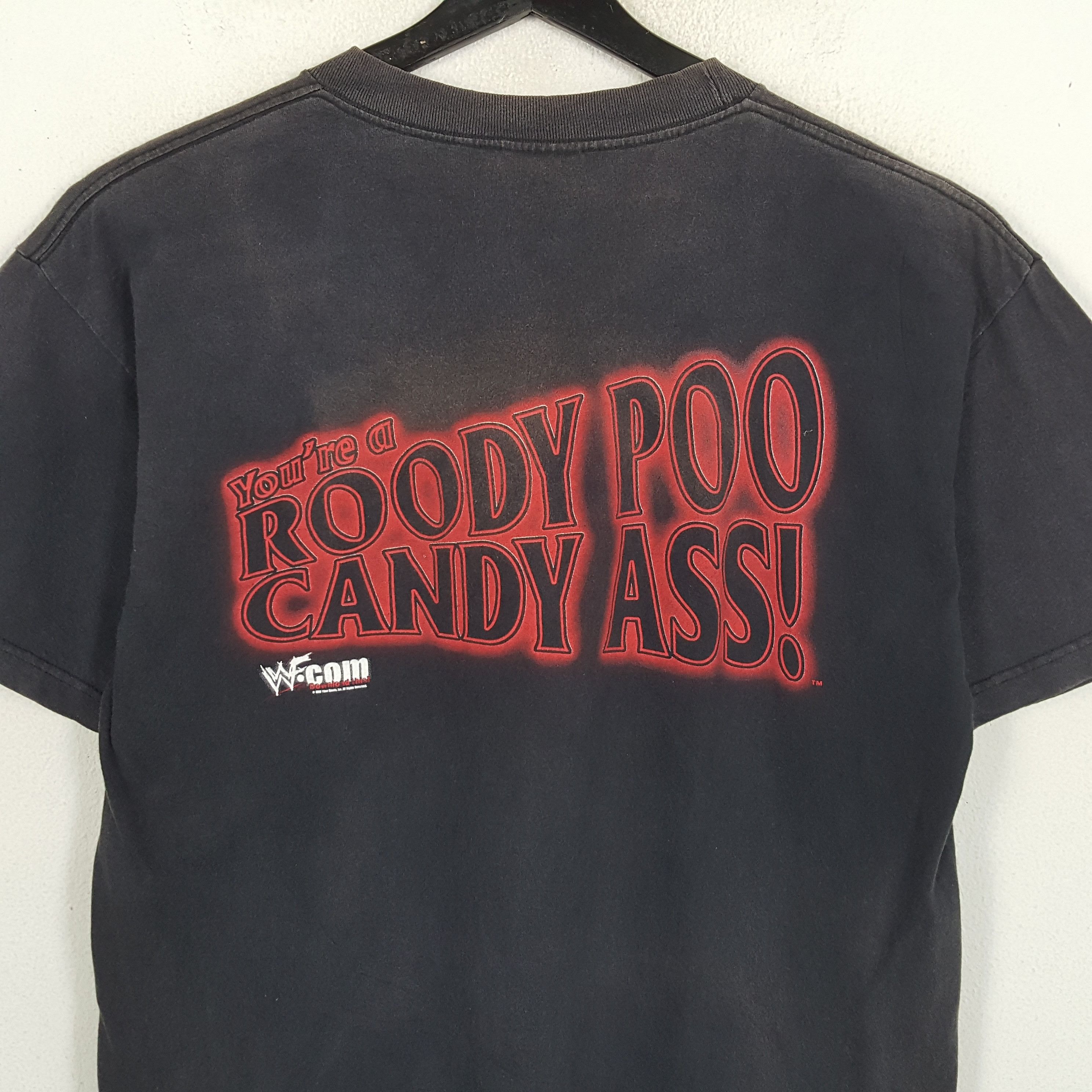 Vintage × WWE × WWF WWE WWF THE ROCK Center Design Vintage Tshirt Size US L / EU 52-54 / 3 - 4 Thumbnail