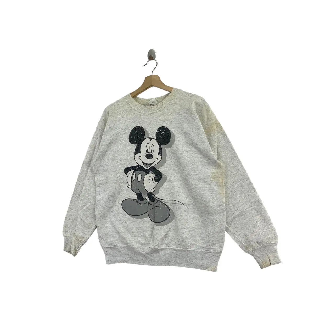 Disney Vintage 80’ DISNEY STORE Mickey Mouse Theme Park Sweatshirt Size L / US 10 / IT 46 - 3 Thumbnail
